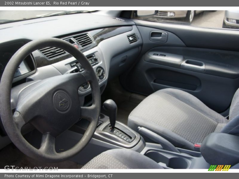 Rio Red Pearl / Gray 2002 Mitsubishi Lancer ES