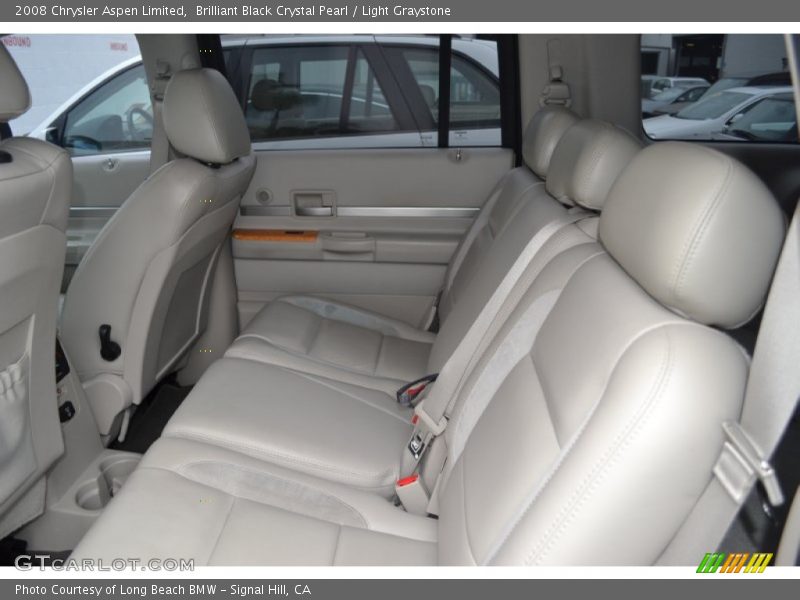 Brilliant Black Crystal Pearl / Light Graystone 2008 Chrysler Aspen Limited