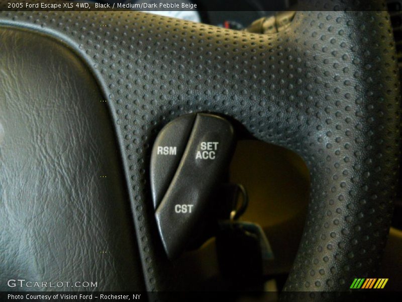 Black / Medium/Dark Pebble Beige 2005 Ford Escape XLS 4WD
