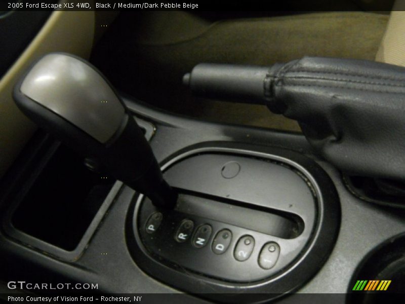 Black / Medium/Dark Pebble Beige 2005 Ford Escape XLS 4WD