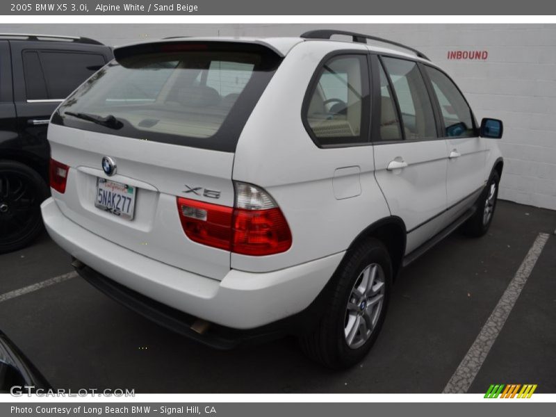 Alpine White / Sand Beige 2005 BMW X5 3.0i