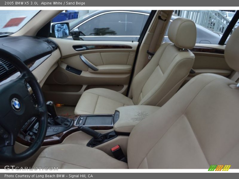 Alpine White / Sand Beige 2005 BMW X5 3.0i