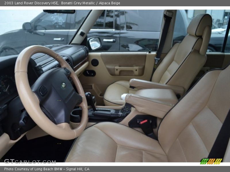  2003 Discovery HSE Alpaca Beige Interior