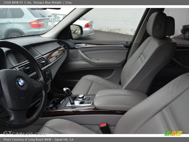 Monaco Blue Metallic / Grey 2008 BMW X5 3.0si