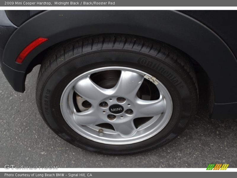 Midnight Black / Black/Rooster Red 2009 Mini Cooper Hardtop