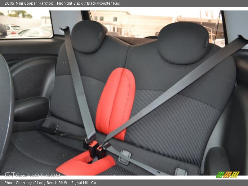 Midnight Black / Black/Rooster Red 2009 Mini Cooper Hardtop