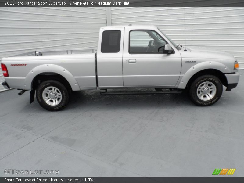 Silver Metallic / Medium Dark Flint 2011 Ford Ranger Sport SuperCab