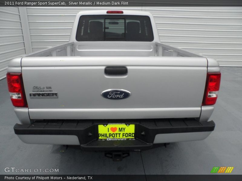 Silver Metallic / Medium Dark Flint 2011 Ford Ranger Sport SuperCab