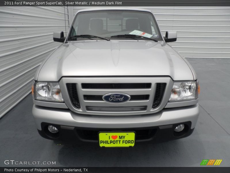 Silver Metallic / Medium Dark Flint 2011 Ford Ranger Sport SuperCab