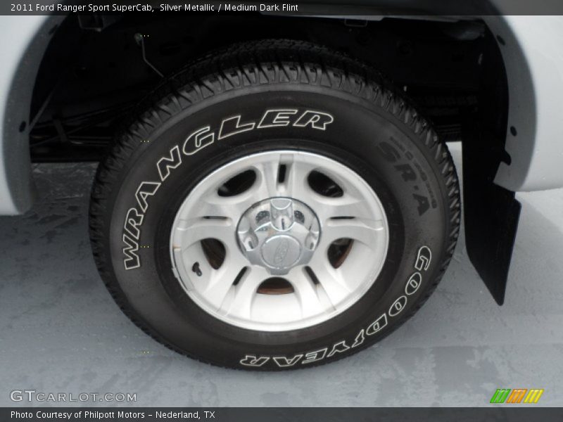 Silver Metallic / Medium Dark Flint 2011 Ford Ranger Sport SuperCab