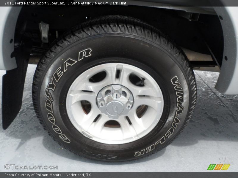 Silver Metallic / Medium Dark Flint 2011 Ford Ranger Sport SuperCab