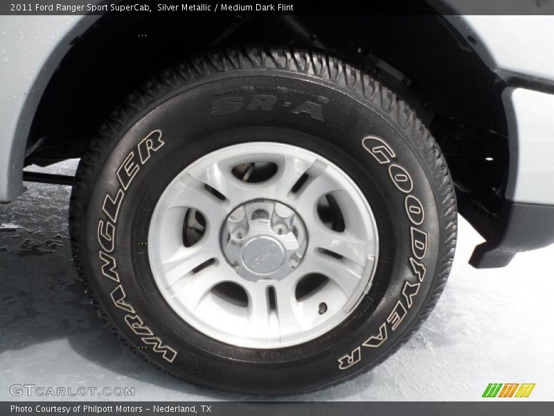 Silver Metallic / Medium Dark Flint 2011 Ford Ranger Sport SuperCab