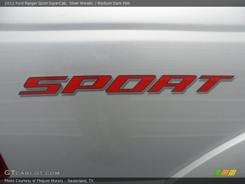 Silver Metallic / Medium Dark Flint 2011 Ford Ranger Sport SuperCab