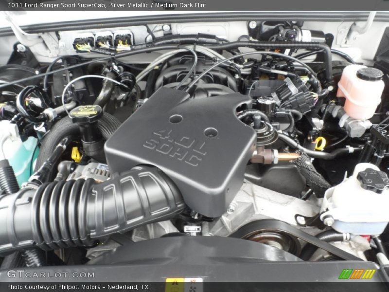 Silver Metallic / Medium Dark Flint 2011 Ford Ranger Sport SuperCab