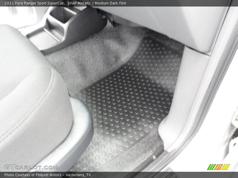 Silver Metallic / Medium Dark Flint 2011 Ford Ranger Sport SuperCab