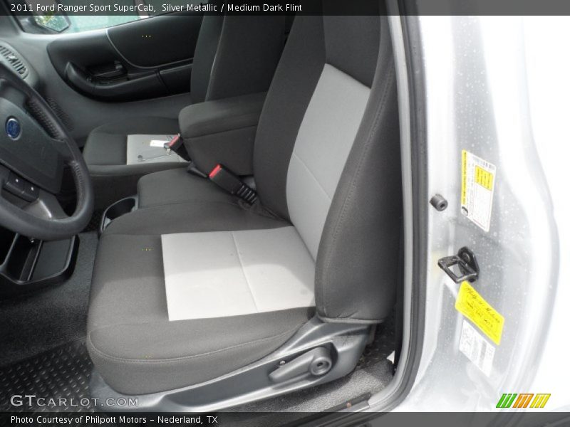 Silver Metallic / Medium Dark Flint 2011 Ford Ranger Sport SuperCab