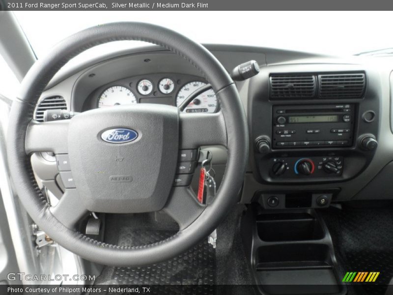 Silver Metallic / Medium Dark Flint 2011 Ford Ranger Sport SuperCab