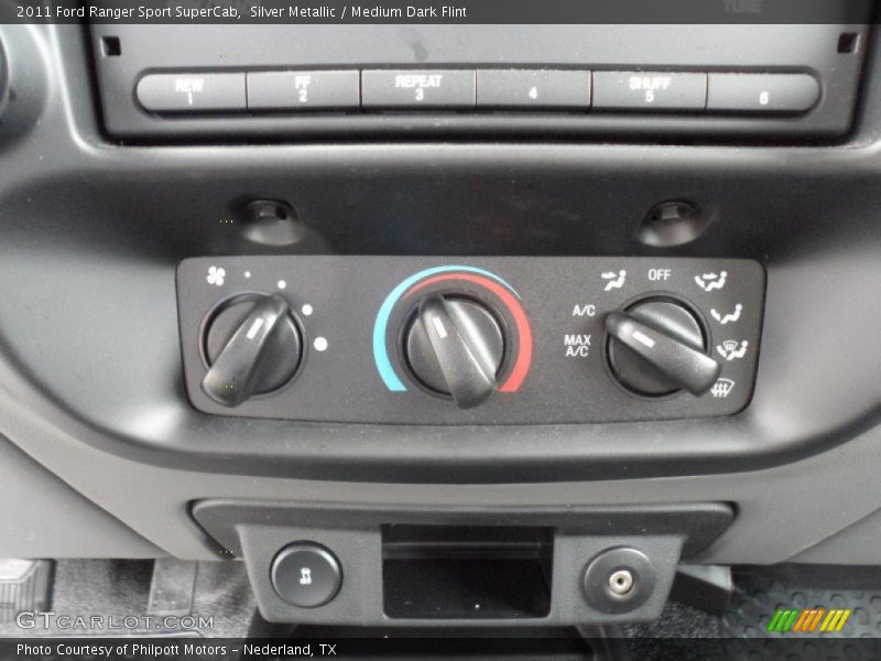 Silver Metallic / Medium Dark Flint 2011 Ford Ranger Sport SuperCab