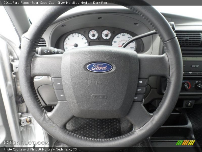 Silver Metallic / Medium Dark Flint 2011 Ford Ranger Sport SuperCab