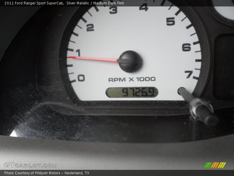 Silver Metallic / Medium Dark Flint 2011 Ford Ranger Sport SuperCab