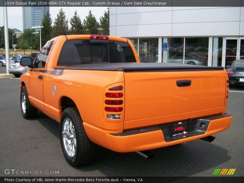 Custom Orange / Dark Slate Gray/Orange 2004 Dodge Ram 1500 HEMI GTX Regular Cab