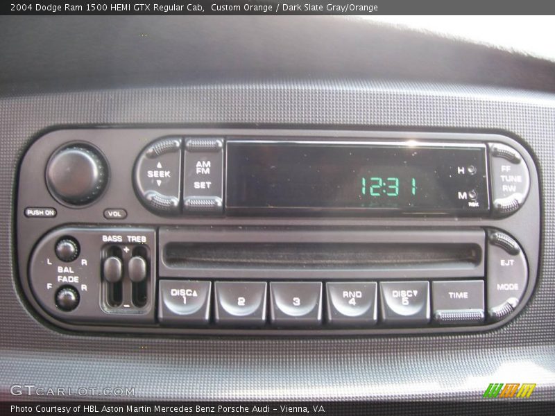 Custom Orange / Dark Slate Gray/Orange 2004 Dodge Ram 1500 HEMI GTX Regular Cab