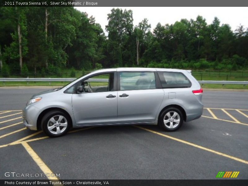 Silver Sky Metallic / Bisque 2011 Toyota Sienna V6