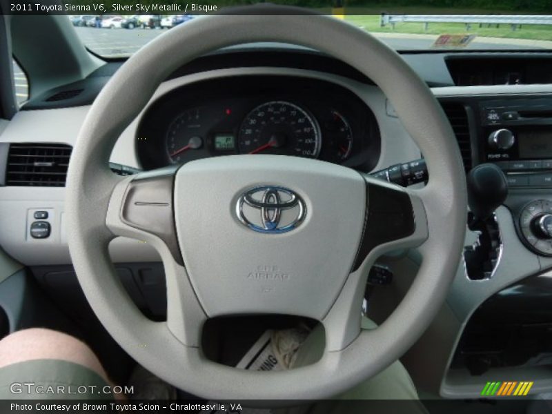 Silver Sky Metallic / Bisque 2011 Toyota Sienna V6