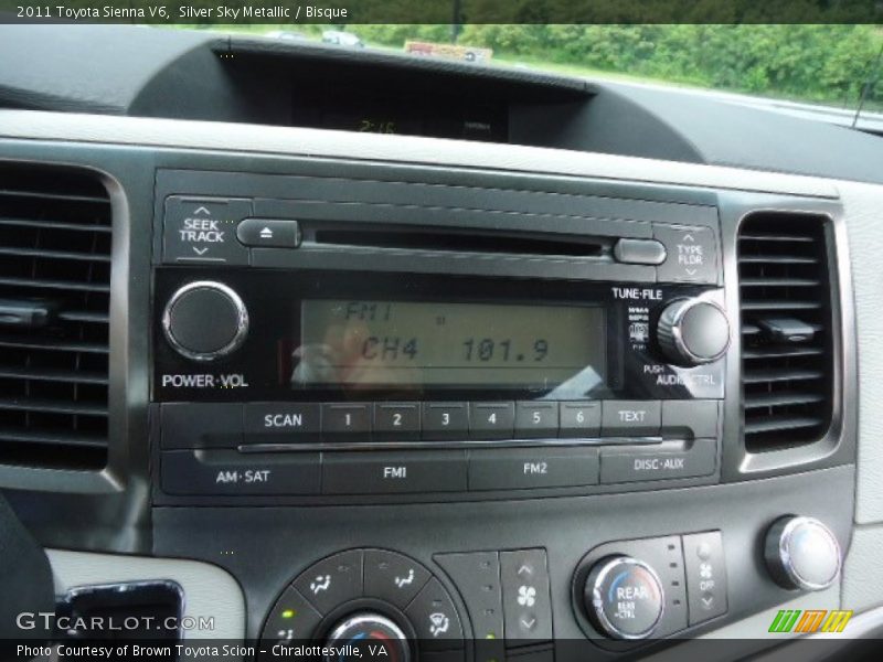 Silver Sky Metallic / Bisque 2011 Toyota Sienna V6