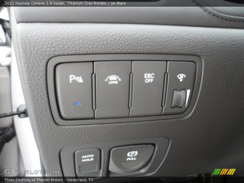 Titanium Gray Metallic / Jet Black 2012 Hyundai Genesis 3.8 Sedan