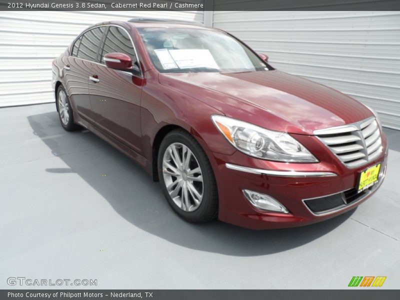 Cabernet Red Pearl / Cashmere 2012 Hyundai Genesis 3.8 Sedan