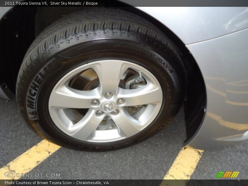 Silver Sky Metallic / Bisque 2011 Toyota Sienna V6