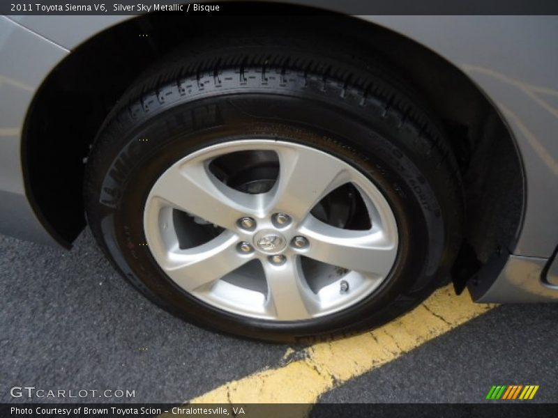 Silver Sky Metallic / Bisque 2011 Toyota Sienna V6