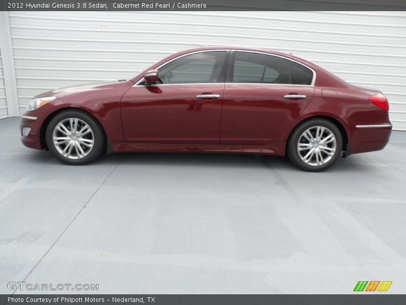 Cabernet Red Pearl / Cashmere 2012 Hyundai Genesis 3.8 Sedan