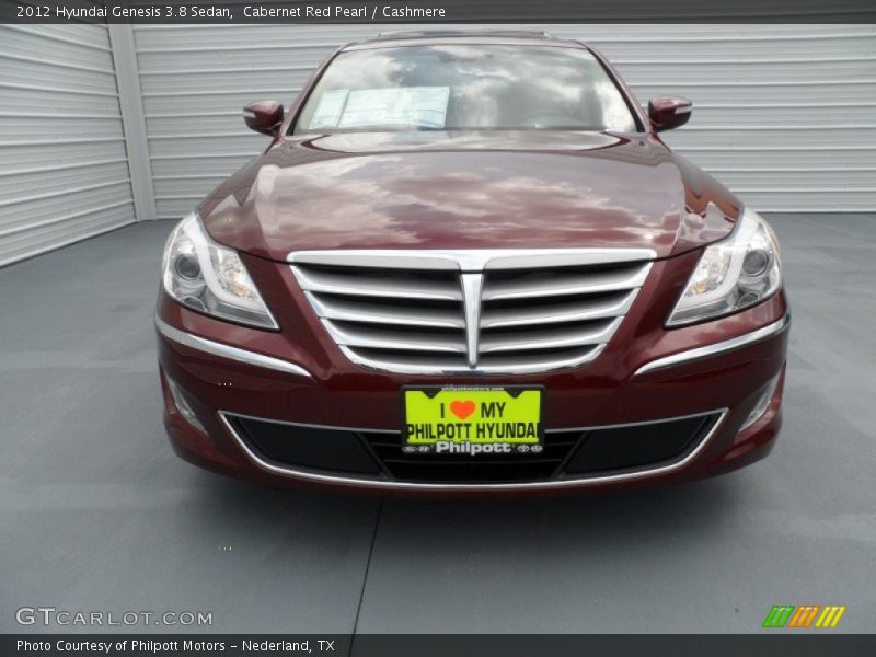 Cabernet Red Pearl / Cashmere 2012 Hyundai Genesis 3.8 Sedan