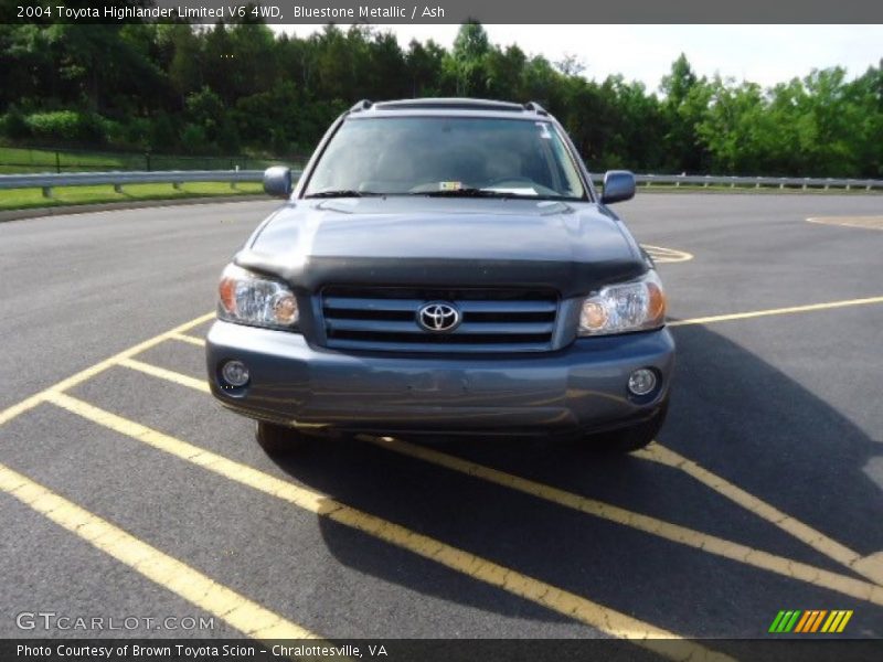 Bluestone Metallic / Ash 2004 Toyota Highlander Limited V6 4WD