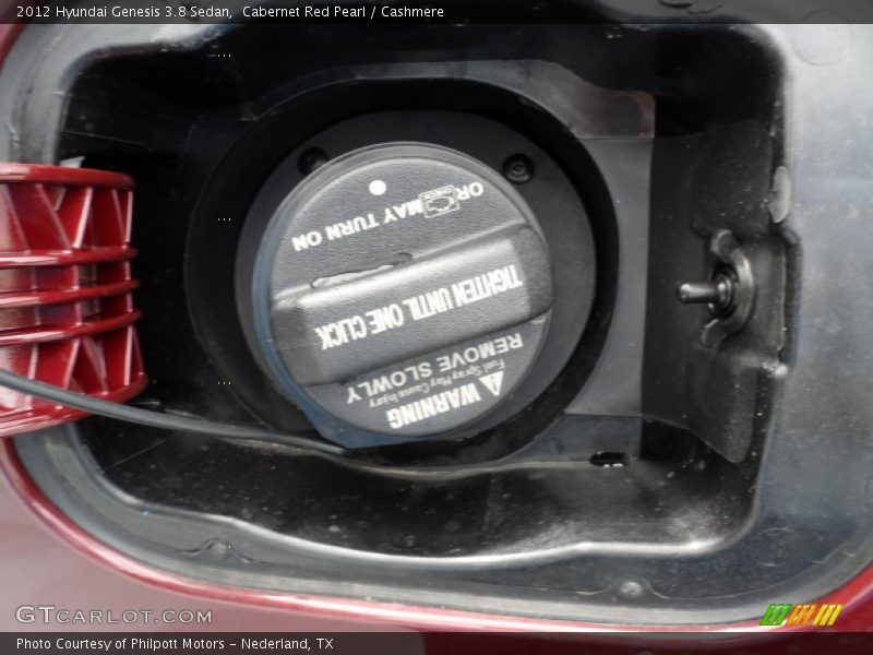 Cabernet Red Pearl / Cashmere 2012 Hyundai Genesis 3.8 Sedan