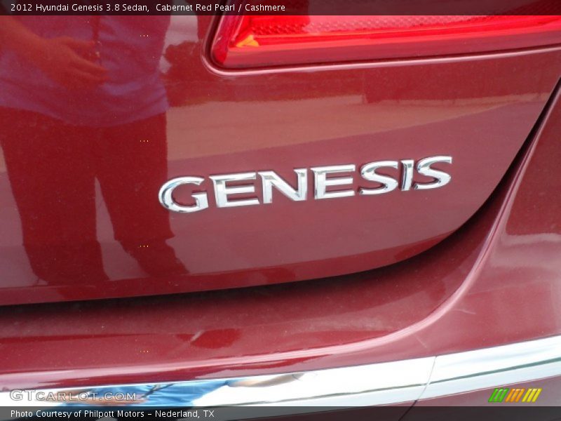Cabernet Red Pearl / Cashmere 2012 Hyundai Genesis 3.8 Sedan