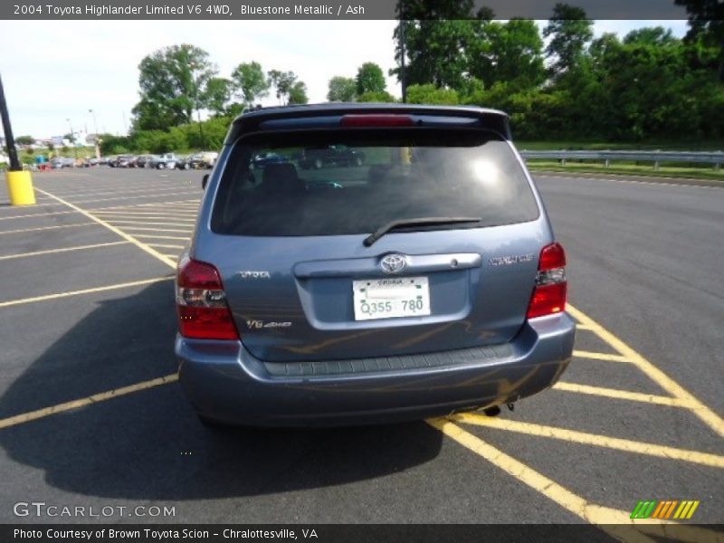 Bluestone Metallic / Ash 2004 Toyota Highlander Limited V6 4WD