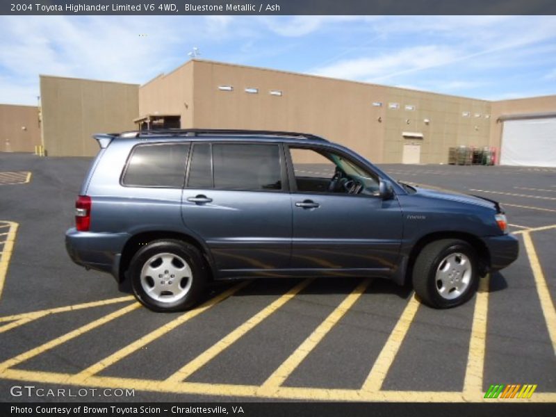 Bluestone Metallic / Ash 2004 Toyota Highlander Limited V6 4WD