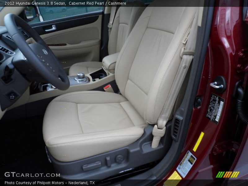 Cabernet Red Pearl / Cashmere 2012 Hyundai Genesis 3.8 Sedan