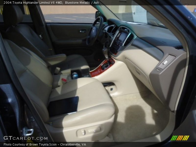 Bluestone Metallic / Ash 2004 Toyota Highlander Limited V6 4WD