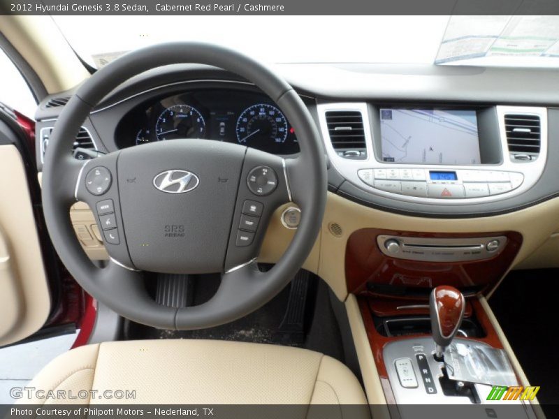 Cabernet Red Pearl / Cashmere 2012 Hyundai Genesis 3.8 Sedan