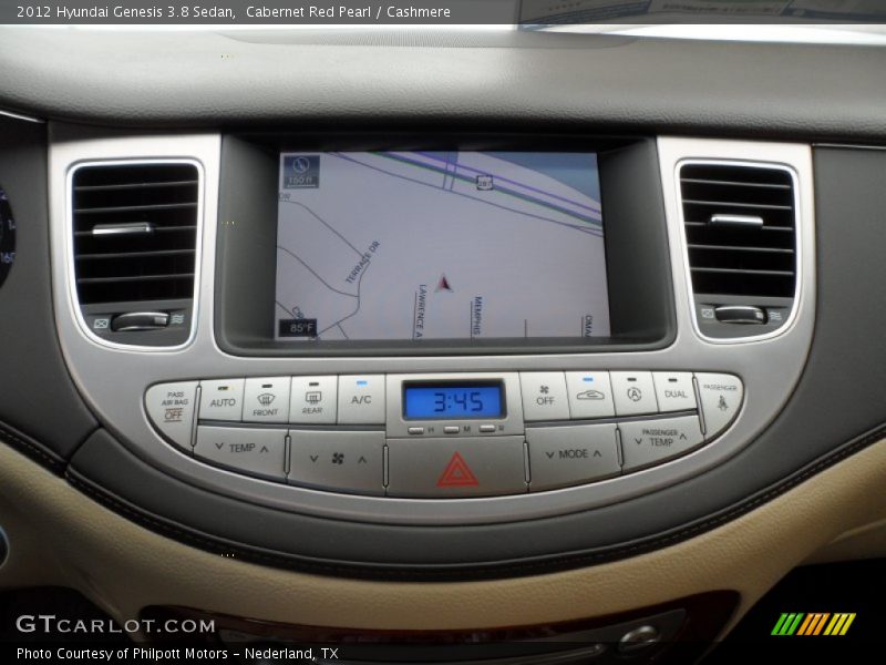 Cabernet Red Pearl / Cashmere 2012 Hyundai Genesis 3.8 Sedan