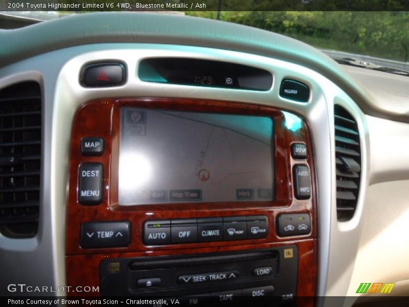 Bluestone Metallic / Ash 2004 Toyota Highlander Limited V6 4WD