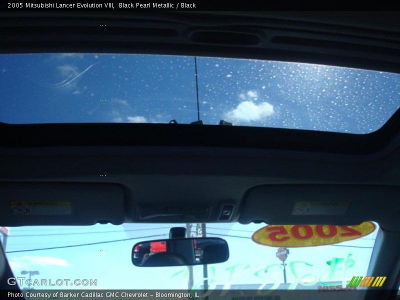 Black Pearl Metallic / Black 2005 Mitsubishi Lancer Evolution VIII
