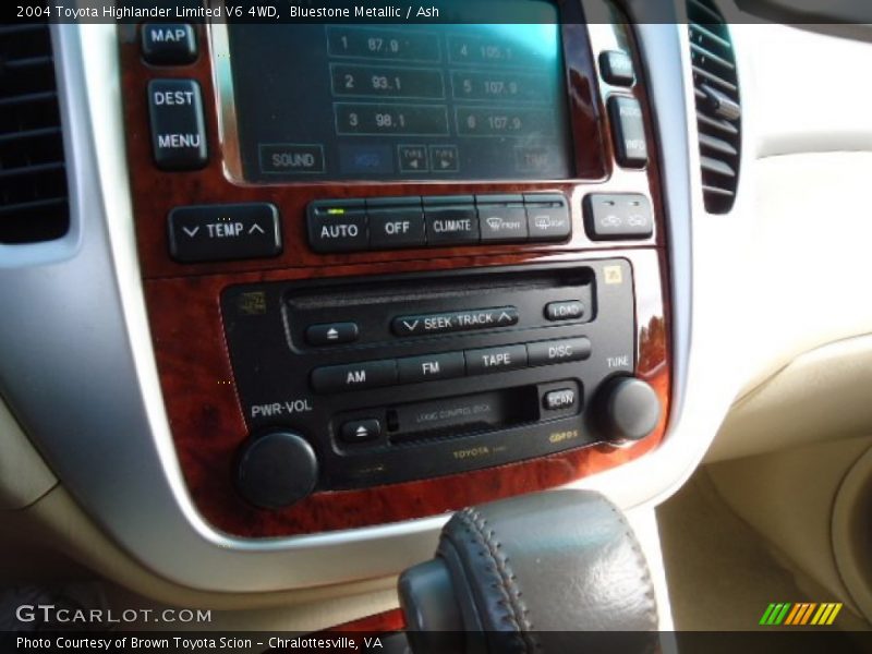 Bluestone Metallic / Ash 2004 Toyota Highlander Limited V6 4WD