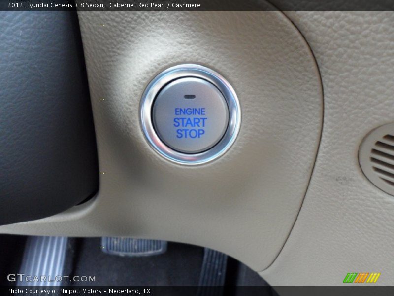 Cabernet Red Pearl / Cashmere 2012 Hyundai Genesis 3.8 Sedan