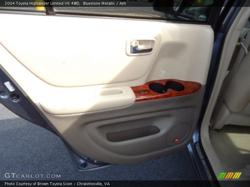 Bluestone Metallic / Ash 2004 Toyota Highlander Limited V6 4WD