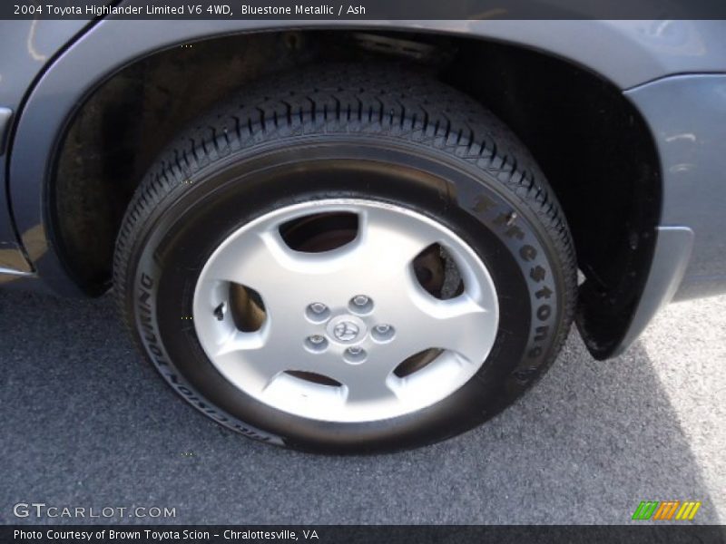 Bluestone Metallic / Ash 2004 Toyota Highlander Limited V6 4WD